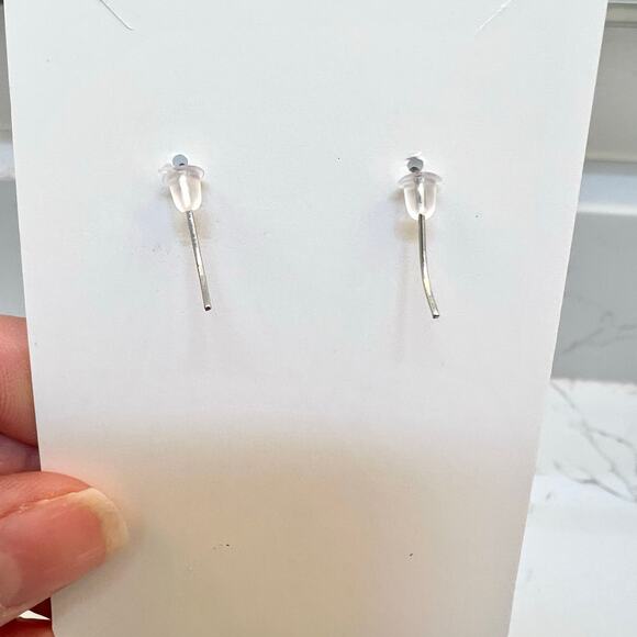 Colorful Pebble Dangly Earrings – Boho, Naturecore, Gorpcore, Hippie Style - Picture 5 of 5